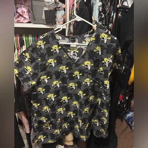 Disney Pixar Toy Story Alien Print Scrub Top 3x